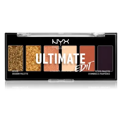 NYX Professional Makeup Ultimate Edit Petite Shadow szemhéjfesték paletta árnyalat 06 Utopia 6x1