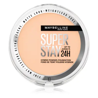 MAYBELLINE NEW YORK SuperStay 24H Hybrid Powder-Foundation kompakt púderes alapozó matt hatásért