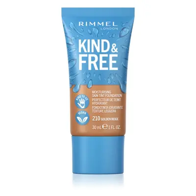 Rimmel Kind & Free könnyű hidratáló alapozó árnyalat 210 Golden Beige 30 ml