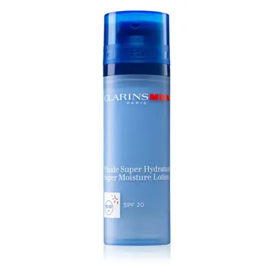 Clarins Men Super Moisture Lotion hidratáló tej a fiatalos kinézetért SPF 20 50 ml