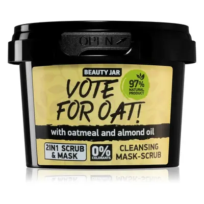 Beauty Jar Vote For Oat! peeling és maszk 2 az 1-ben 100 g