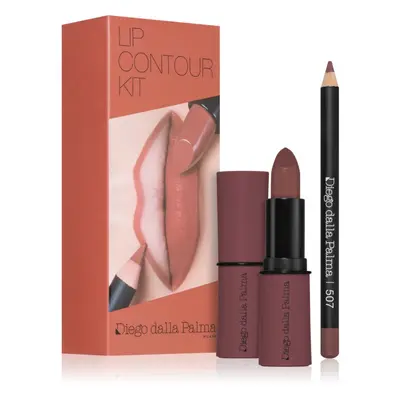 Diego dalla Palma Lip Contour Kit ajakápoló készlet árnyalat 507 MARSALA 5,1 g