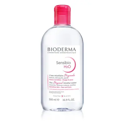 Bioderma Sensibio H2O micellás víz az érzékeny arcbőrre 500 ml