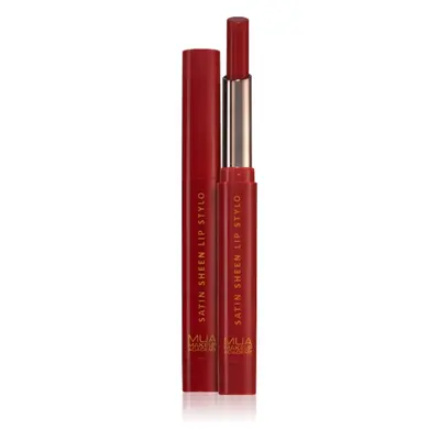 MUA Makeup Academy Satin Sheen selyem rúzs árnyalat Razzleberry 1,5 g