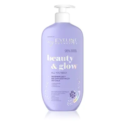 Eveline Cosmetics Beauty & Glow All You Need! regeneráló testbalzsam tápláló hatással 350 ml