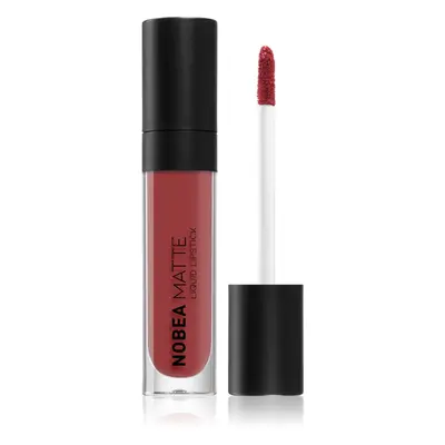 NOBEA Day-to-Day Matte Liquid Lipstick mattító folyékony rúzs árnyalat Mulberry #M12 7 ml