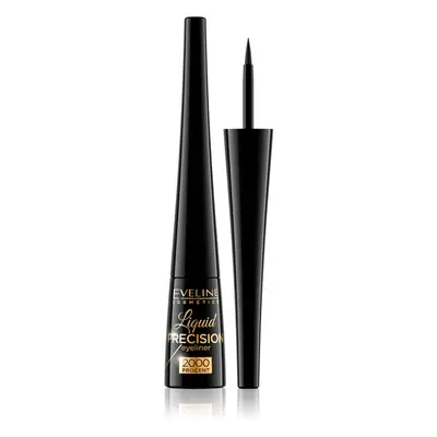 Eveline Cosmetics Liquid Precision 2000 Procent szemhéjtus árnyalat Black 4 ml