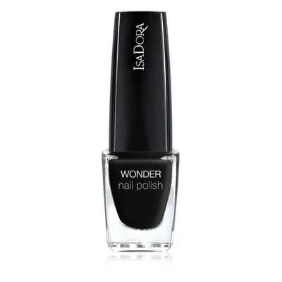 IsaDora Wonder Nail Polish gyorsan száradó körömlakk árnyalat 139 Black Laquer 6 ml