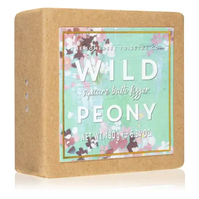 The Somerset Toiletry Co. Square Bath Fizzer pezsgőtabletta fürdőbe Wild Peony Plum 180 g