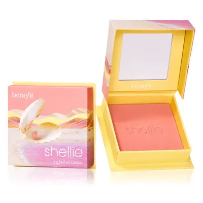 Benefit Shellie WANDERful World púderes arcpír árnyalat Warm-seashell pink 6 g