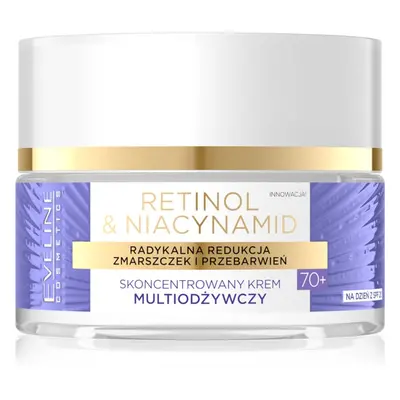 Eveline Cosmetics Retinol & Niacynamid tápláló nappali krém 70+ SPF 20 50 ml