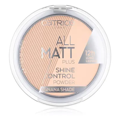 Catrice All Matt Plus mattító púder árnyalat 002 banana shade 10 g