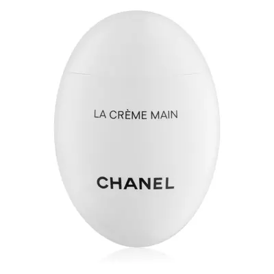 Chanel La Crème Main hidratáló krém kézre és körmökre bőrvilágosító hatással 50 ml