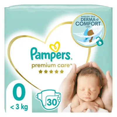 Pampers Premium Care Size 0 eldobható pelenkák < 3kg 30 db