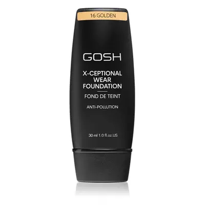 Gosh X-ceptional tartós alapozó árnyalat 16 Golden 30 ml