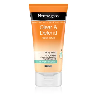 Neutrogena Clear & Defend peeling szalicilsavval 150 ml