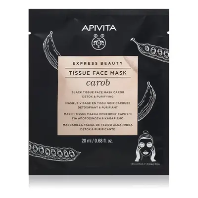 Apivita Express Beauty Carob arcmaszk méregtelenítő hatással 20 ml