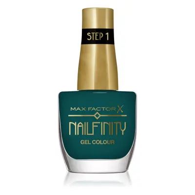 Max Factor Nailfinity Gel Colour géles körömlakk UV/LED lámpa használata nélkül árnyalat 865 Dra