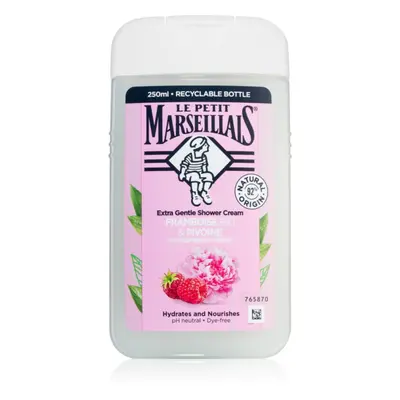 Le Petit Marseillais Raspberry & Peony Bio krémes tusoló gél 250 ml