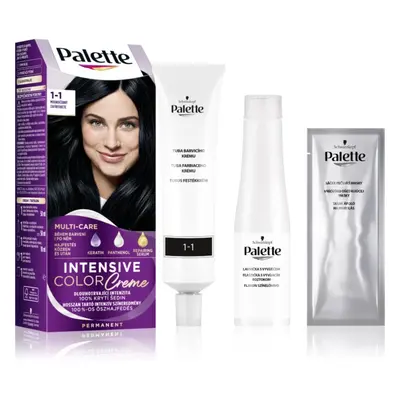 Schwarzkopf Palette Intensive Color Creme tartós hajfesték árnyalat 1-1 C1 Blue Black 1 db