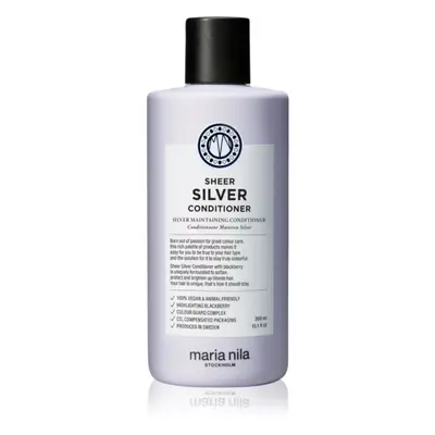 Maria Nila Sheer Silver Conditioner hidratáló kondicionáló sárga tónusok neutralizálására szulfá