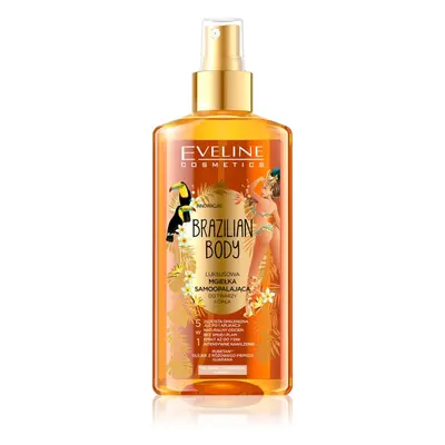 Eveline Cosmetics Brazilian Body Bronzosító önbarnító spray természetes hatásért 150 ml