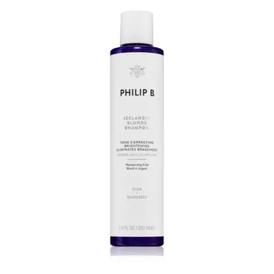 Philip B. Icelandic Blonde sampon szőke és ősz hajra 220 ml