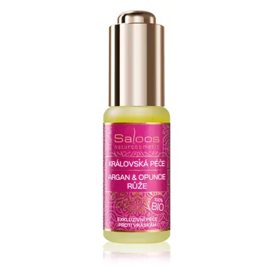 Saloos Bio King's Care Argan & Opuntia & Rose bio argánolaj ránctalanító hatással 20 ml