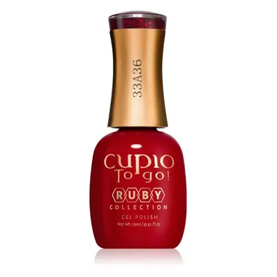 Cupio To Go! Ruby gél körömlakk UV / LED-es lámpákhoz árnyalat Passion 15 ml