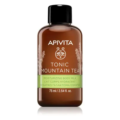 Apivita Tonic Mountain Tea Moisturizing Body Milk hidratáló testápoló tej 75 ml