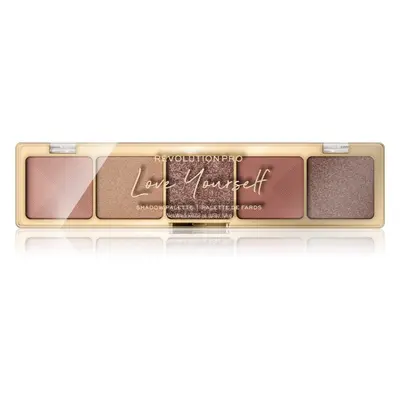 Revolution PRO Glam szemhéjfesték paletta árnyalat Love Yourself Soft Pink 5,5 g