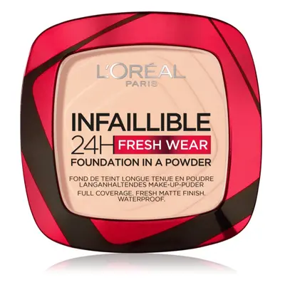 L’Oréal Paris Infaillible Fresh Wear 24h púderes make-up árnyalat 180 Rose Sand 9 g