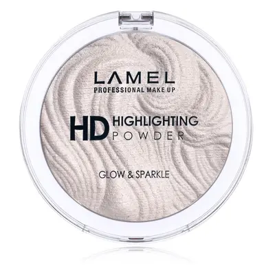 LAMEL Insta Glow and Sparkle kompakt púderes élénkítő arcra árnyalat 401 12 g