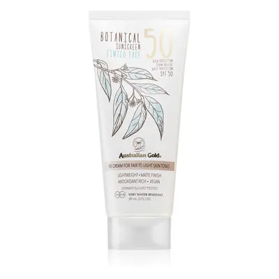 Australian Gold Botanical Tinted Face színező védő krém SPF 50 Fair To Light 88 ml