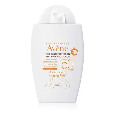 Avène Sun Mineral Fluid Tinted védő folyadék kémiai szűrőktől mentes SPF 50+ 40 ml