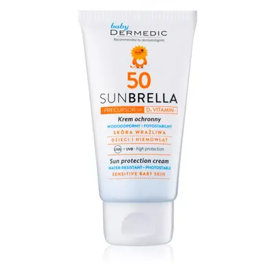 Dermedic Sunbrella Baby védőkrém az egész arcra SPF 50 50 g