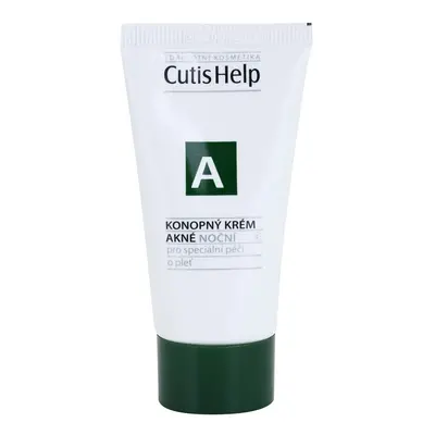 CutisHelp Health Care A - Acne kenderes éjszakai krém problémás és pattanásos bőrre 30 ml