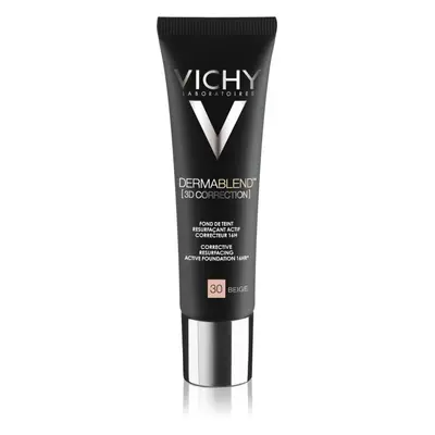 Vichy Dermablend 3D Correction korrekciós bőrsimító alapozó SPF 25 árnyalat 30 Beige 30 ml