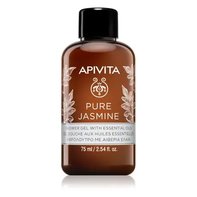 Apivita Pure Jasmine Shower Gel hidratáló tusoló gél esszenciális olajokkal 75 ml