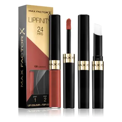 Max Factor Lipfinity Lip Colour hosszan tartó rúzs balzsammal árnyalat 130 Luscious 4,2 g