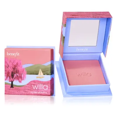 Benefit Willa WANDERful World púderes arcpír árnyalat Soft neutral-rose 6 g