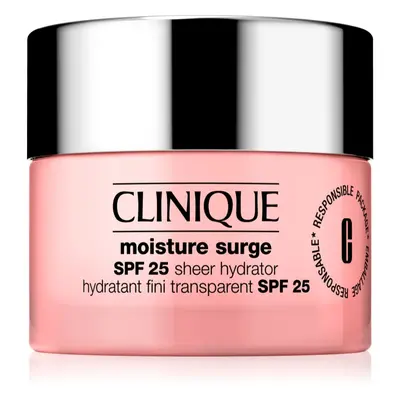 Clinique Moisture Surge™ SPF 25 Sheer Hydrator nappali tápláló és hidratáló krém SPF 25 50 ml