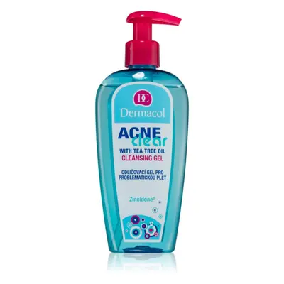 Dermacol Acne Clear sminklemosó tisztító gél a problémás bőrre 200 ml