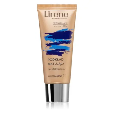 Lirene Vitamin E Matt primer alapozó alá árnyalat 10 Porcelain 30 ml