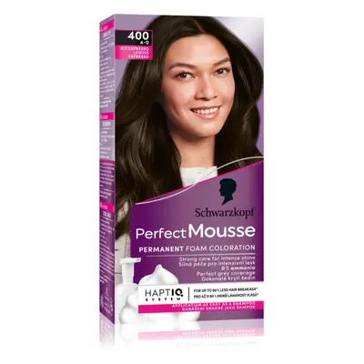 Schwarzkopf Perfect Mousse tartós hajfesték árnyalat 400 Icy Espresso 1 db