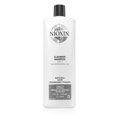 Nioxin System 2 Cleanser Shampoo tisztító sampon vékonyszálú és normál hajra 1000 ml