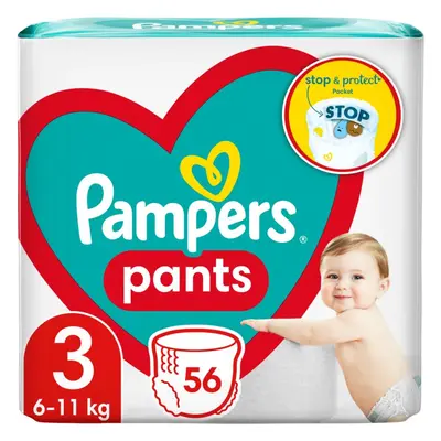 Pampers Pants Size 3 eldobható nadrágpelenkák 6-11 kg 56 db