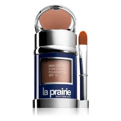 La Prairie Skin Caviar Concealer Foundation alapozó és korrektor SPF 15 árnyalat Honey Beige (SP