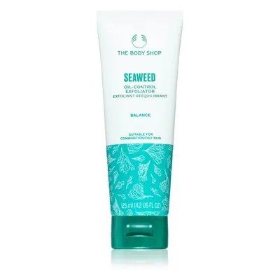 The Body Shop Seaweed Oil-Control Exfoliator gyengéd hámlasztó gél peeling hatással 125 ml