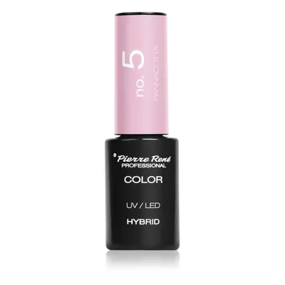 Pierre René Nails Hybrid gél körömlakk UV / LED-es lámpákhoz árnyalat No. 5 Pannacotta 6 ml